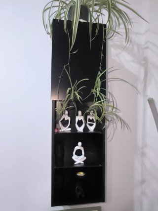 Mueble TV negro
