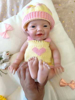 Bebé Reborn Silicona Cuerpo Completo Realista Lili
