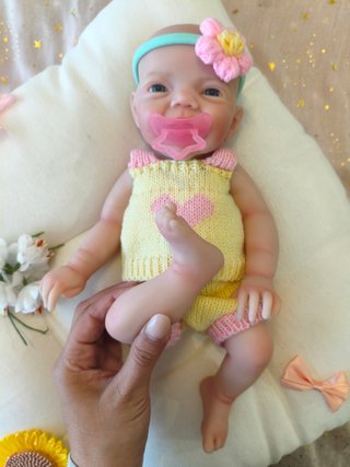 Bebé Reborn Silicona Cuerpo Completo Realista Lili