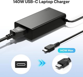 NEGSAIY Cargador 140W 20V 7A USB‑C Lenovo Pro Yoga