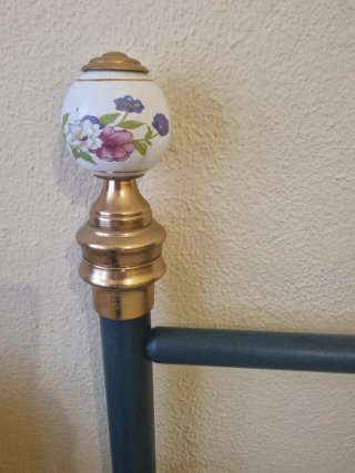 Cabezal forja y cerámica de 135 pintado a mano