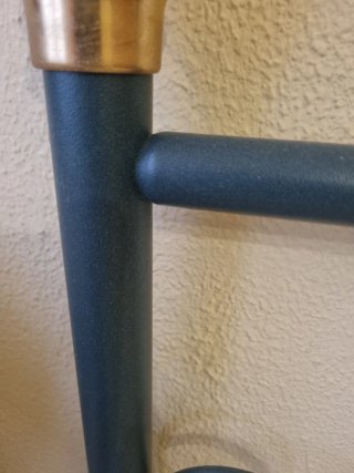 Cabezal forja y cerámica de 135 pintado a mano