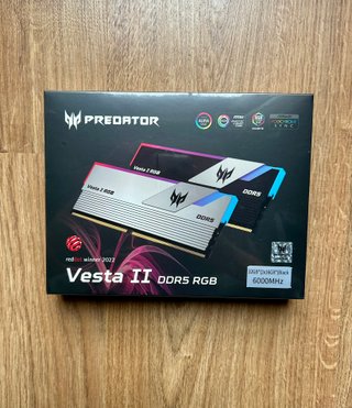 ‼️NUEVA‼️MEMORIA RAM DDR5 32GB ACER PREDATOR 2X16GB 6000MHz