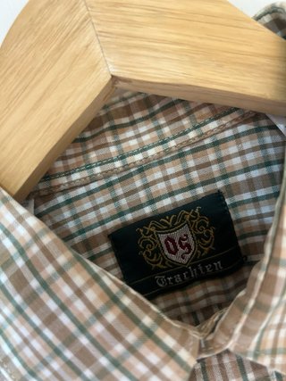 Camisa OS Trachten Manga Corta Estilo Alpino