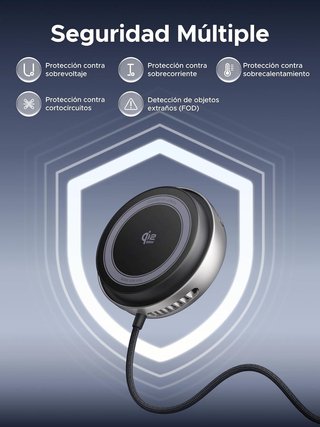 UGREEN MagFlow Pro Caricabatterie Qi2 25W con raffreddamento per iPhone