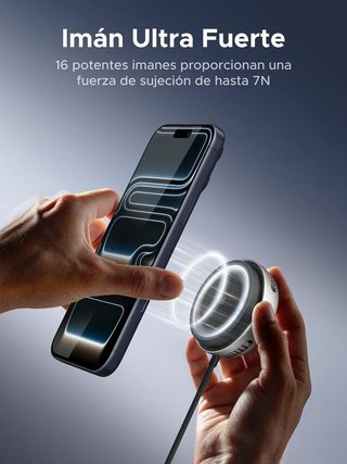UGREEN MagFlow Pro Caricabatterie Qi2 25W con raffreddamento per iPhone
