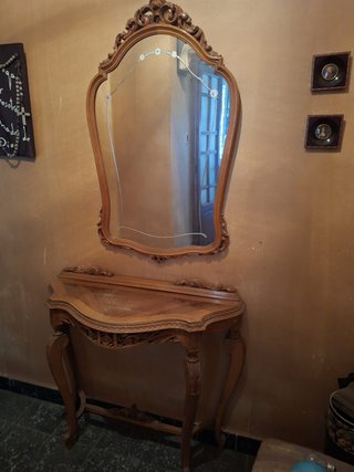 Lote comedor clásico madera y mármol