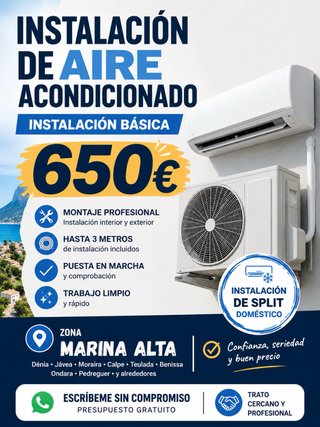 Instalación Aire Acondicionado Básica