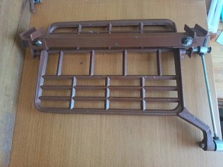 Pedal repuesto máquina coser marrón ocido