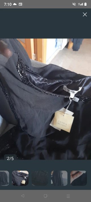 Vestido El Corte Inglés pedrería sin estrenar