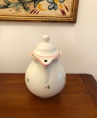 Jarra lechera/cafetera de cerámica
