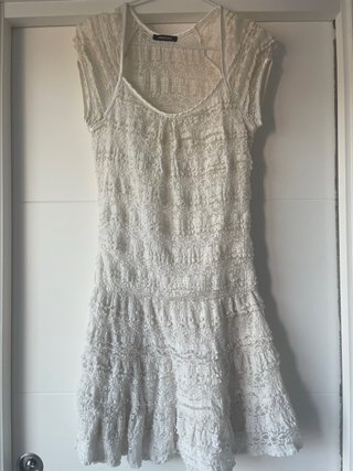 Vestido Morgan encaje blanco