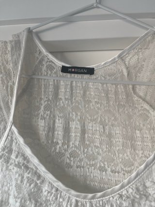 Vestido Morgan encaje blanco