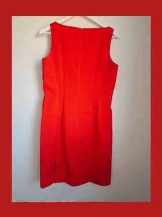 Vestido rojo Adolfo Domínguez T.44. Talla como XL