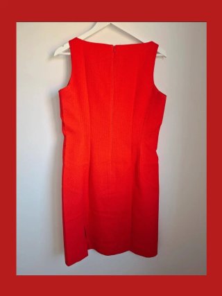 Vestido rojo Adolfo Domínguez T.44. Talla como XL