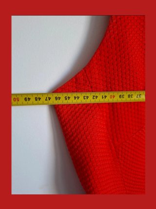Vestido rojo Adolfo Domínguez T.44. Talla como XL