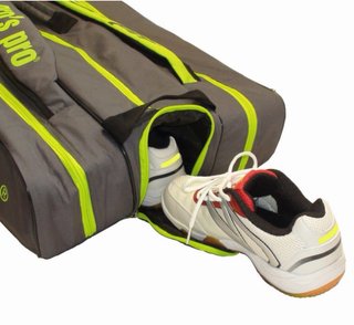 Raquetero Tenis/Bádminton Pro's Pro Gris/Neón