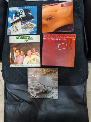 Lote 5 Singles Pop Rock Español