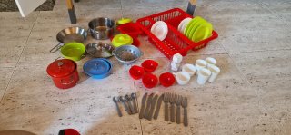 Cocina de juguete de madera