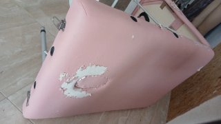 Mesa de masaje plegable rosa