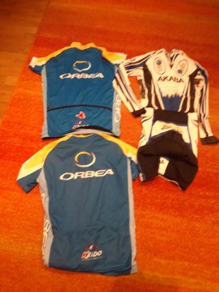 2 Maillots Ciclismo Orbea Talla M + Mono Regalo