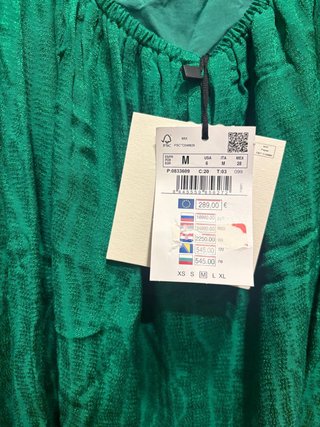 Vestido Pedro del Hierro Tamara Falcó verde