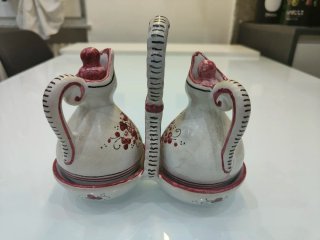 Set Oliera e Acetiera Ceramica Deruta