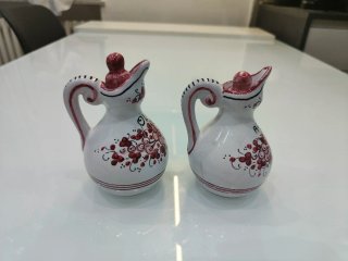 Set Oliera e Acetiera Ceramica Deruta