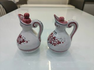 Set Oliera e Acetiera Ceramica Deruta