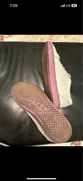 Zapatillas Blancas y Rosas Talla 38