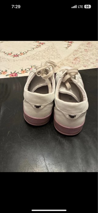 Zapatillas Blancas y Rosas Talla 38