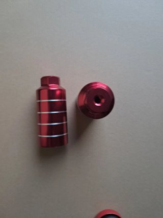 Posapiés Bmx Rojo Aluminio