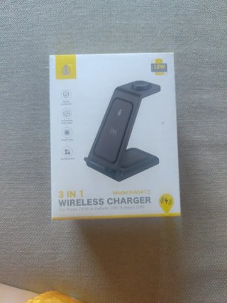 Cargador Inalámbrico 3 en 1 15W