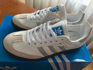 Adidas Samba Blanco/Plata