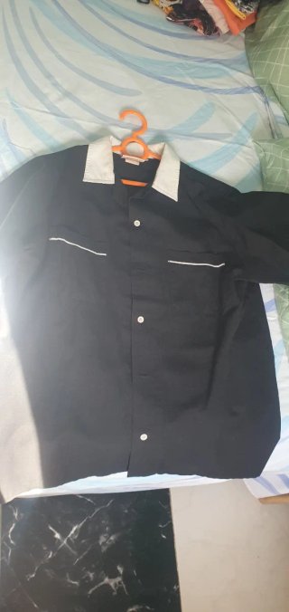 Camisa Rockabilly Negra y Amarilla