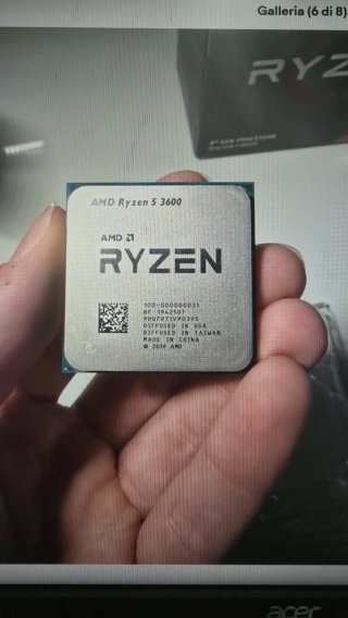 CPU Amd Ryzen 5 3600 6 Core 4.2ghz Turbo am4
