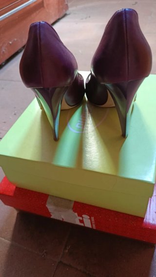 Décolleté Alberta Ferretti Viola Tg 39