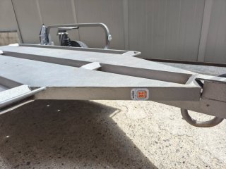 Remolque para 3 motos con matrícula Andorrana