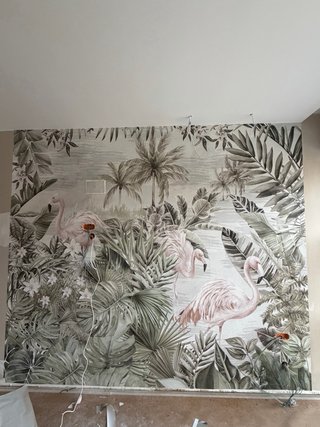 Papel pintado geométrico