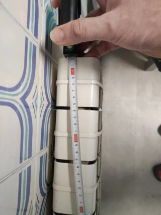 Radiador de aluminio blanco