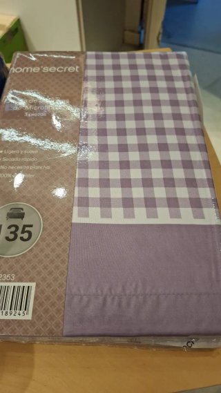 Juego Sábanas Microfibra 135cm Rosa,