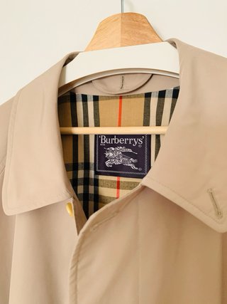 Gabardina Burberry Beige Clásica