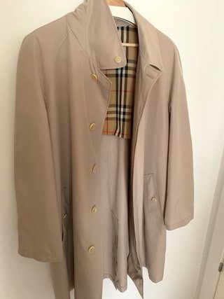 Gabardina Burberry Beige Clásica