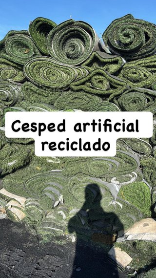 Césped artificial reciclado