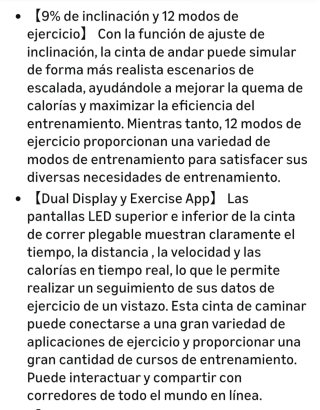 Cinta de correr NUEVA