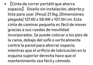 Cinta de correr NUEVA
