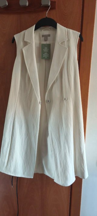 Vestido H&M Blanco Mujer