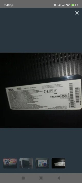 Smart TV TCL 55 Negro