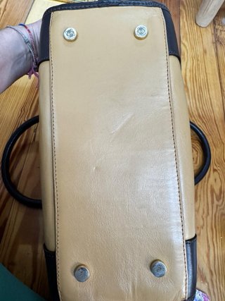 Bolso Loewe Amazona Vintage Piel Beige/Marrón