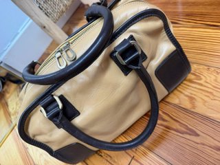 Bolso Loewe Amazona Vintage Piel Beige/Marrón